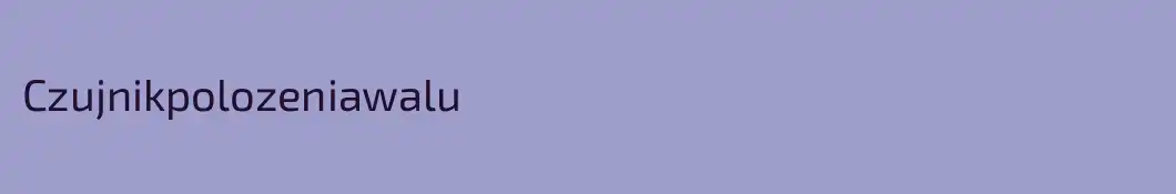 Czujnikpolozeniawalu