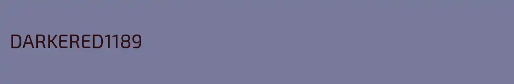 DARKERED1189