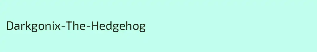 Darkgonix-The-Hedgehog