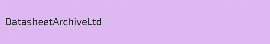 DatasheetArchiveLtd