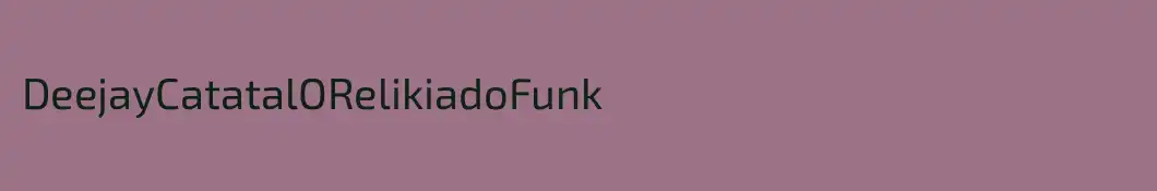 DeejayCatatalORelikiadoFunk