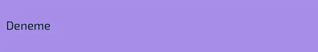 Deneme