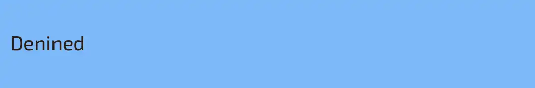Denined