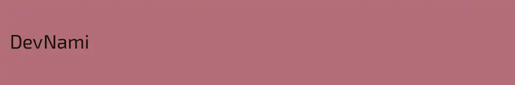 DevNami