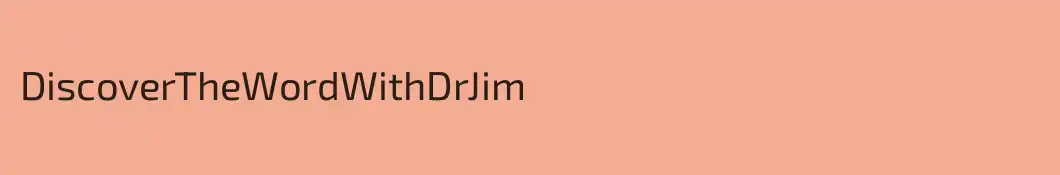 DiscoverTheWordWithDrJim