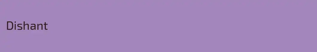 Dishant