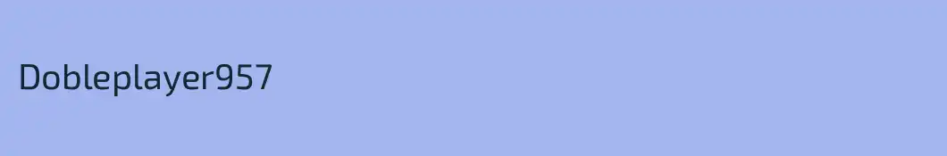 Dobleplayer957