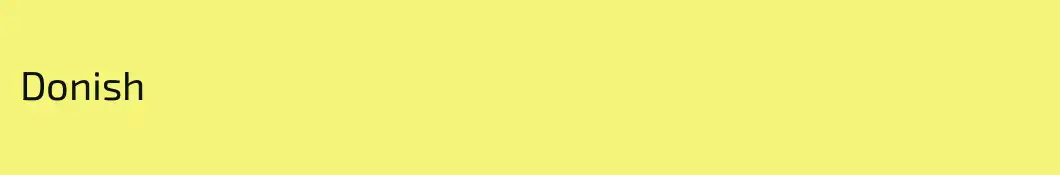 Donish