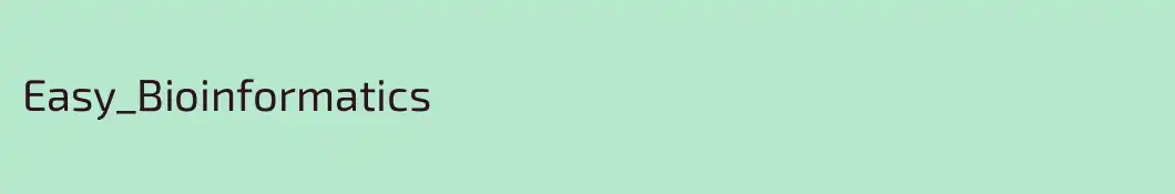 Easy_Bioinformatics