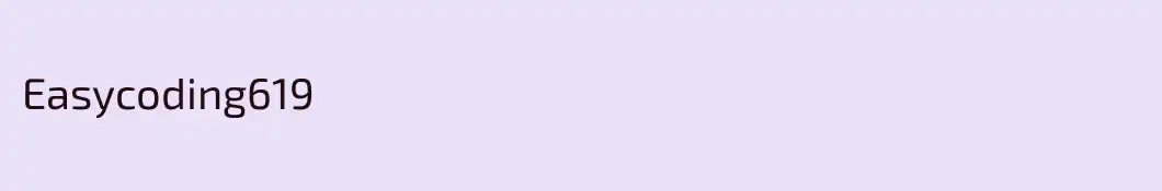 Easycoding619