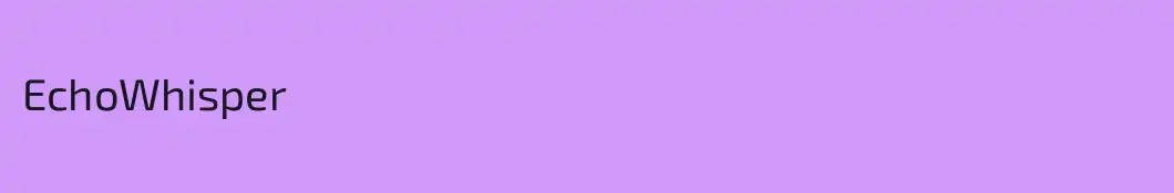 EchoWhisper