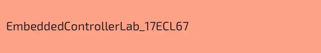 EmbeddedControllerLab_17ECL67