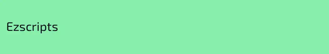 Ezscripts