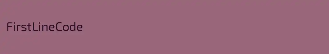 FirstLineCode