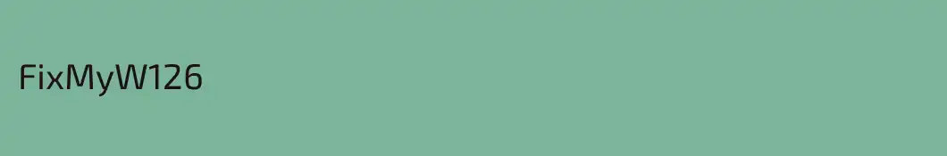 FixMyW126