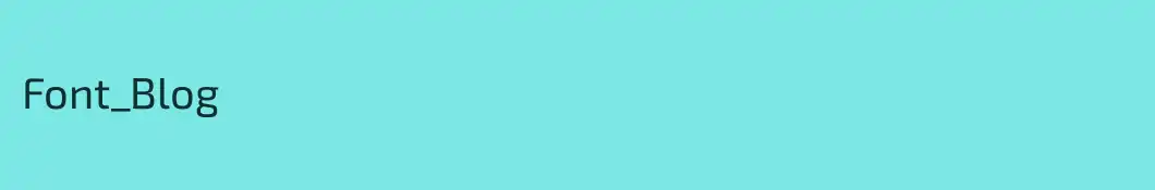 Font_Blog