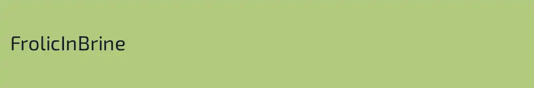 FrolicInBrine