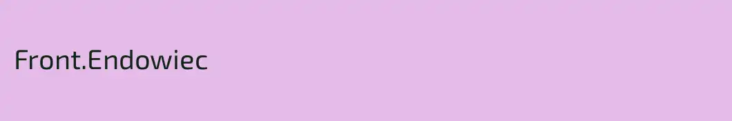Front.Endowiec