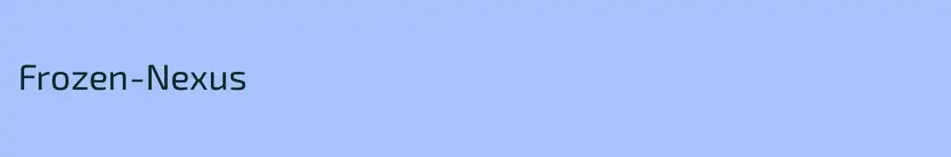 Frozen-Nexus