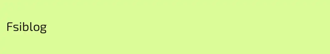 Fsiblog