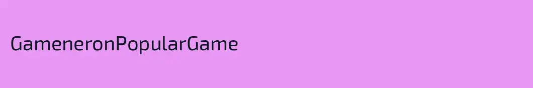 GameneronPopularGame