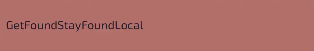 GetFoundStayFoundLocal