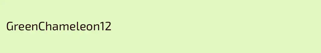 GreenChameleon12