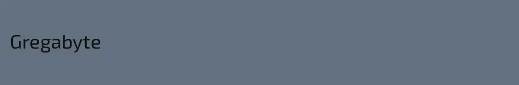 Gregabyte