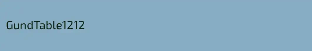GundTable1212