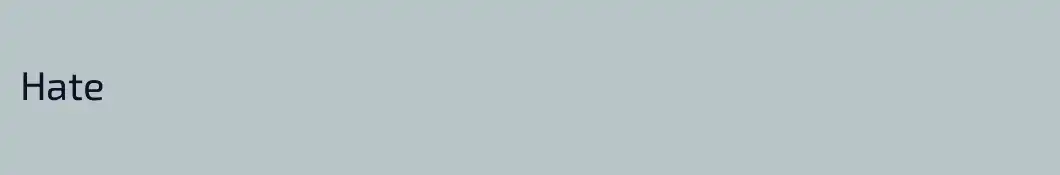 Hate