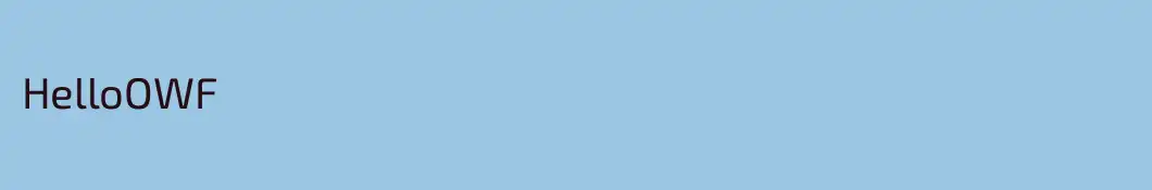 HelloOWF
