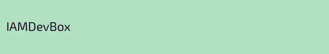IAMDevBox