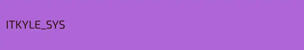 ITKYLE_SYS