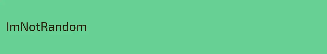 ImNotRandom