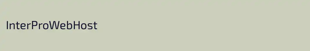 InterProWebHost