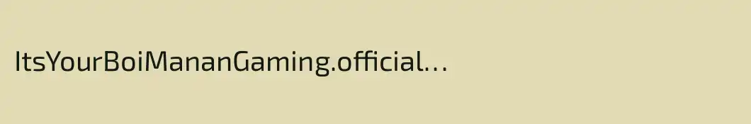 ItsYourBoiMananGaming.official…