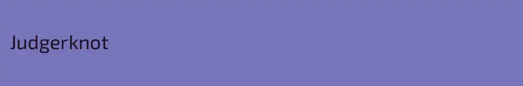 Judgerknot