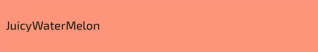 JuicyWaterMelon