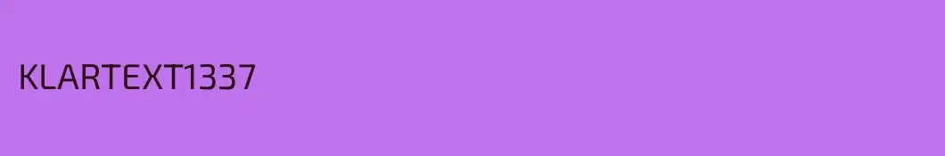 KLARTEXT1337