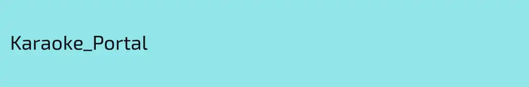 Karaoke_Portal