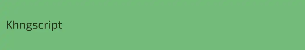 Khngscript