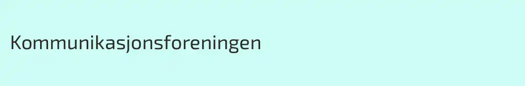 Kommunikasjonsforeningen
