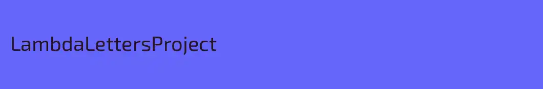 LambdaLettersProject