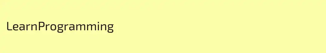 LearnProgramming