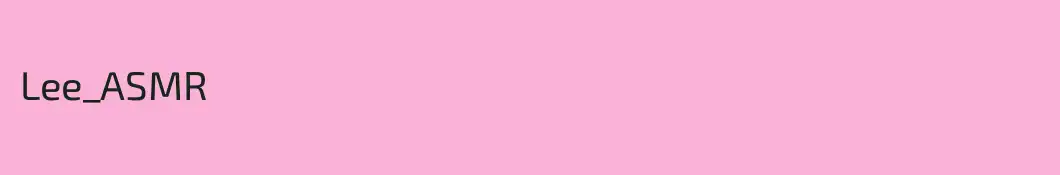 Lee_ASMR