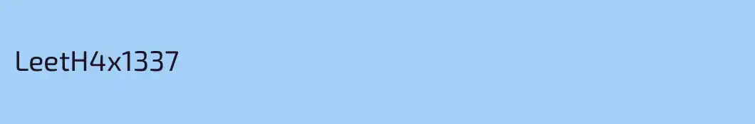 LeetH4x1337