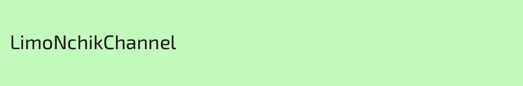LimoNchikChannel