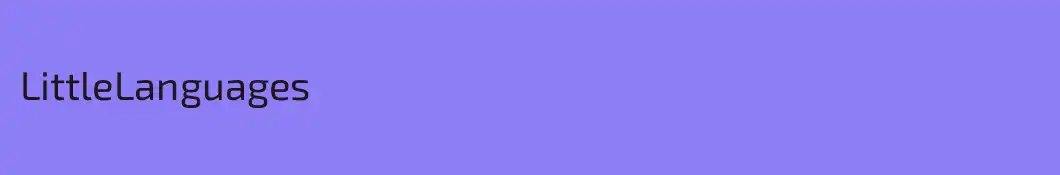 LittleLanguages