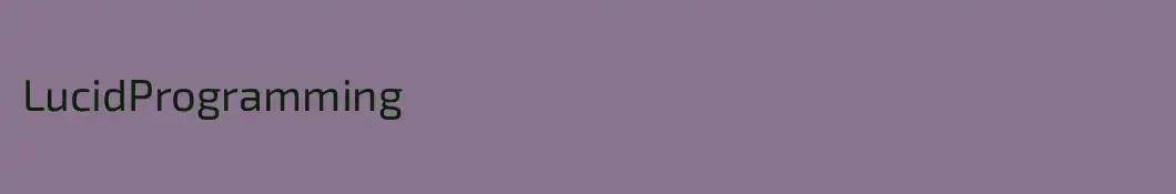 LucidProgramming