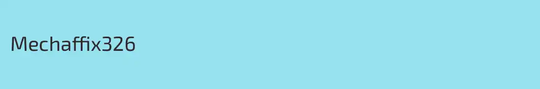 Mechaffix326